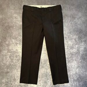 Dickies Slim Straight Black Chino Pants Men's 38 x 30
